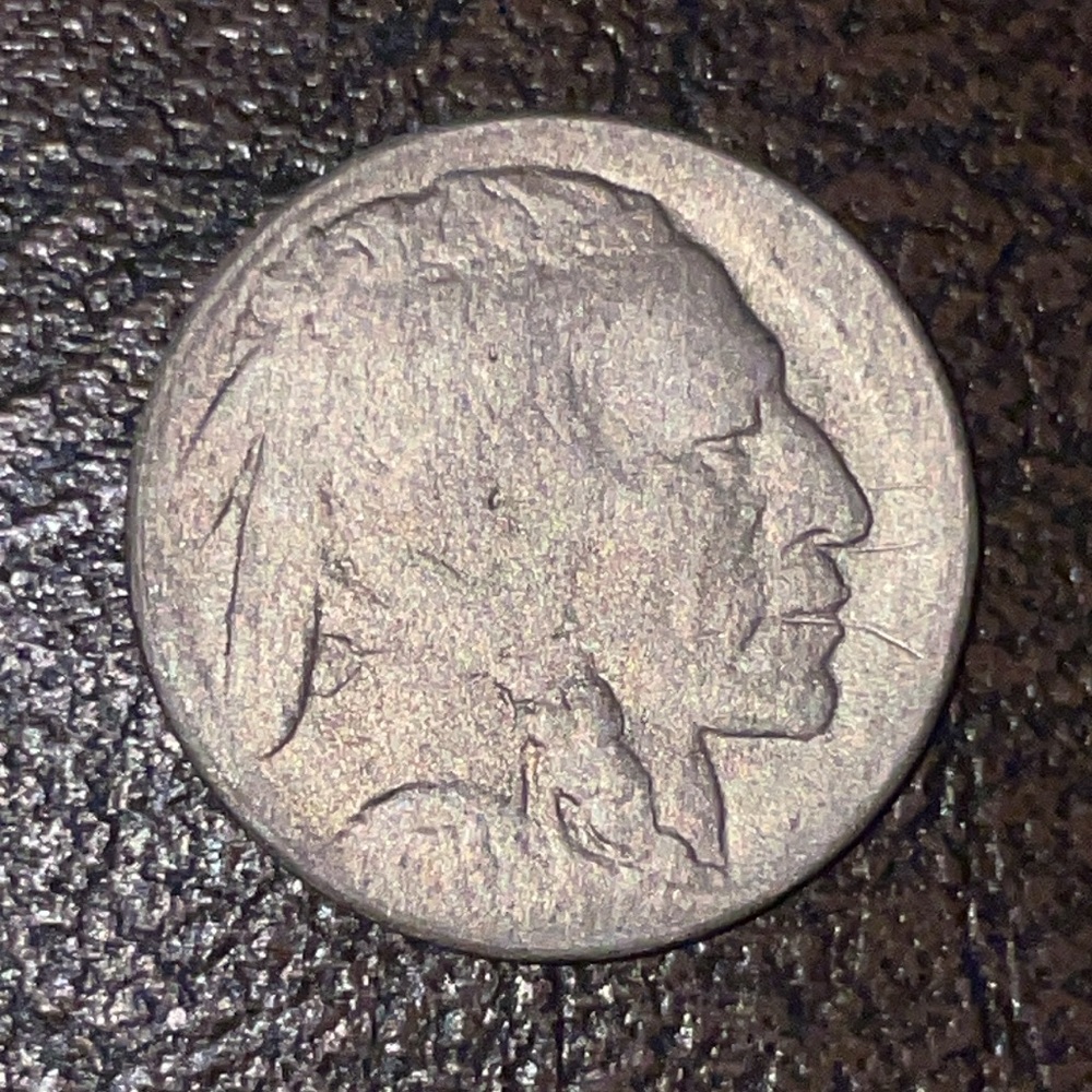 1914 D Buffalo 🦬 Nickel Enhanced Date Low mintage date Outline of horn